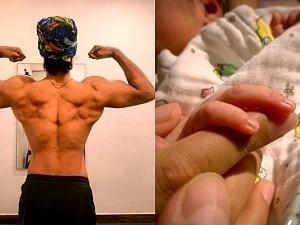 Famous hero reveals the name of his new-born daughter - Fans hail the stylish name!