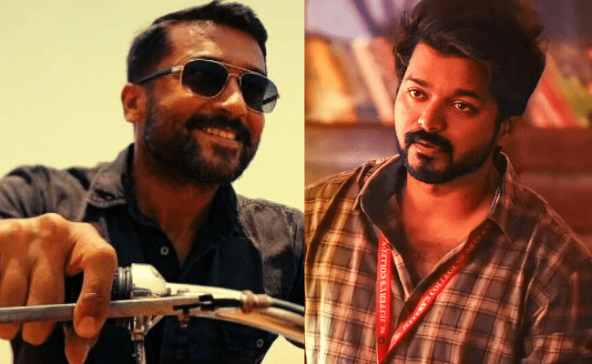 Fan recreates the Nerrukku Ner magic; Thalapathy Vijay as JD and Suriya as Maara; viral pic