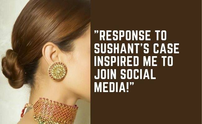 Fans rock the internet as actress joins social media personally, says Sushant's case response inspired her