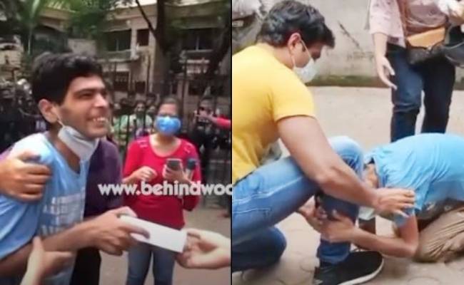 Fans unable to control tears seeing Sonu Sood