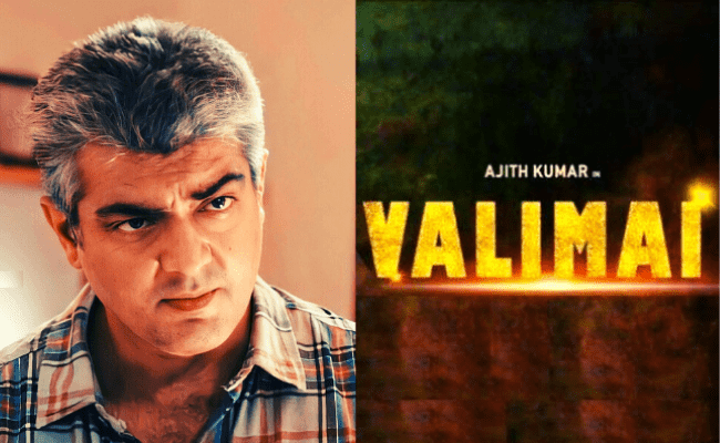 For Valimai update, Thala Ajith fans go the extra mile; viral pics