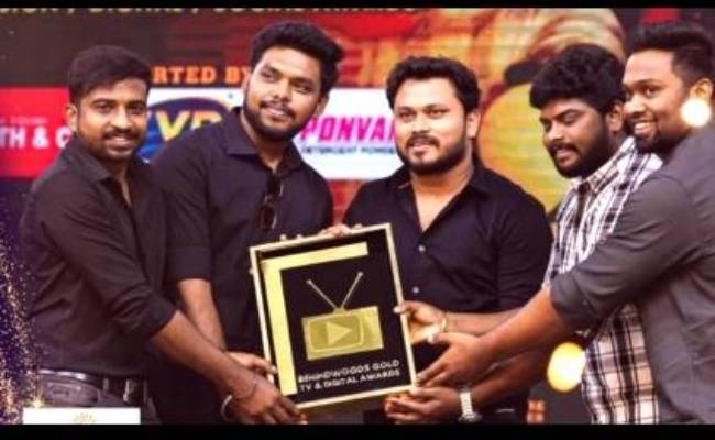 Fun Pannroam team bags it big at Behindwoods Gold Icons