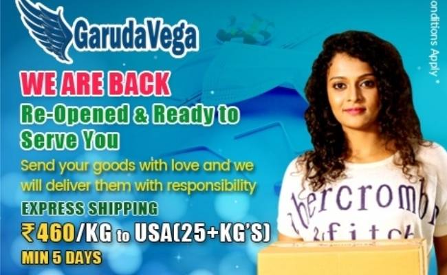 Garudavega resumes shipment across the world at cheap rates
