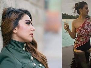 Hansika's swimsuit photo invites viral comments from friends - "I thought you were wearing a dress...!"