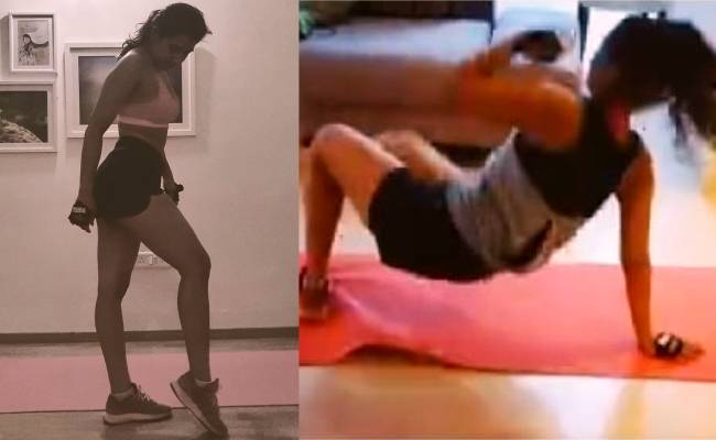 Harish Kalyan’s heroine and popular actress Shilpa Manjunath shares her latest viral fitness pic