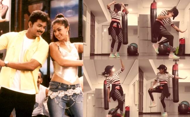 Heroine dancing to Thalapathy Vijay and Simran’s Aalthotta Bhoopathi is going viral, watch