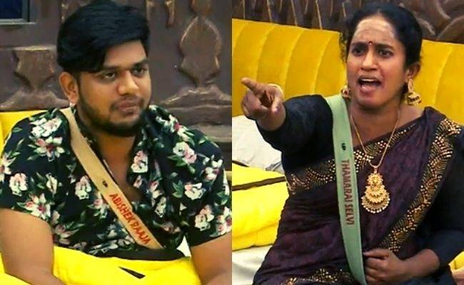 "How can you say that?": Thamarai Selvi lashes out at Abishek Raaja in Bigg Boss Tamil 5 - What happened