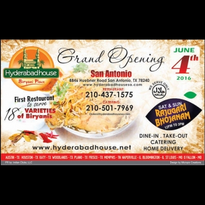 Hyderabad House in San Antonio, TX, United States