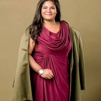 Indraja Sankar has posted the second look of her first photoshoot.