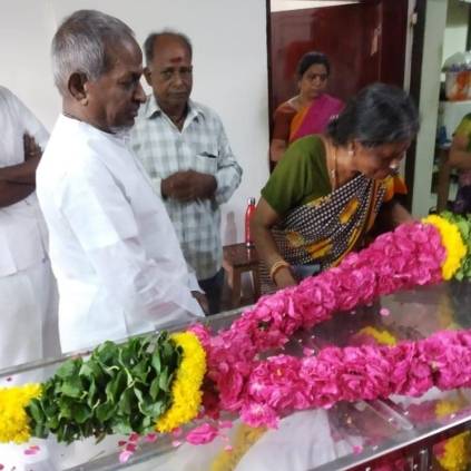 Isaignani Ilayaraja pays final respects to legendary Tabla player associate of forty years Kannaiah