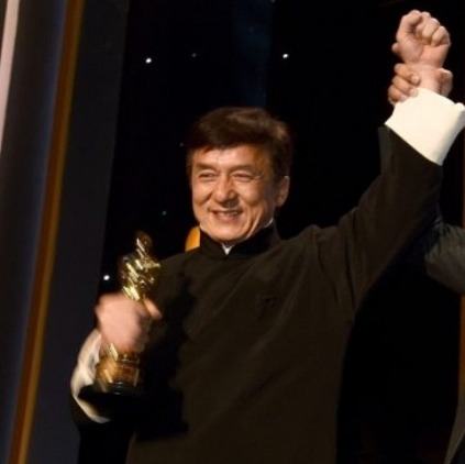 Jackie Chan's acceptance speech at the Oscar Awards ceremony