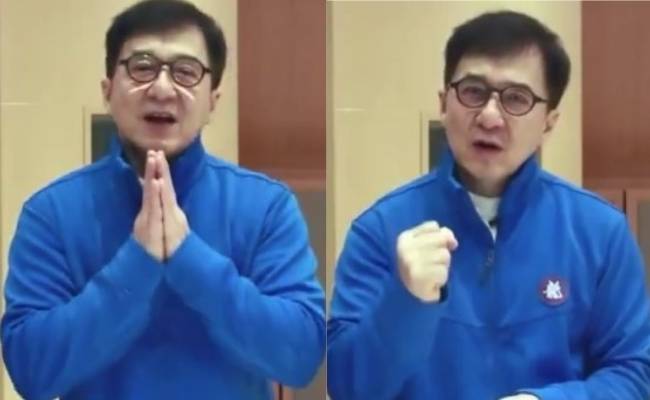 Jackie Chan’s emotional video message to India on Corona