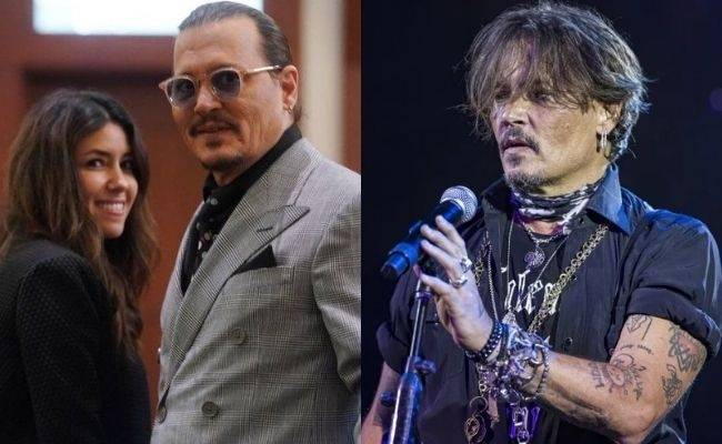 Johnny Depp sudden appearance at Jeff Beck concert