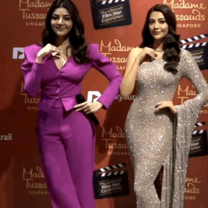 Kajal Aggarwal wax statue unveiled at Madame Tussauds Singapore