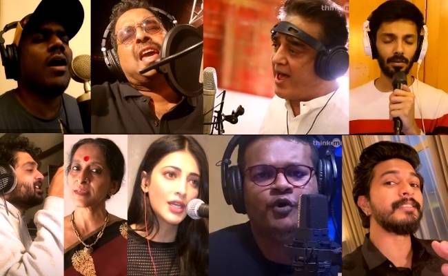 Kamal Haasan and Ghibran’s song of hope, Arivum Anbum is going viral ft Yuvan and Anirudh