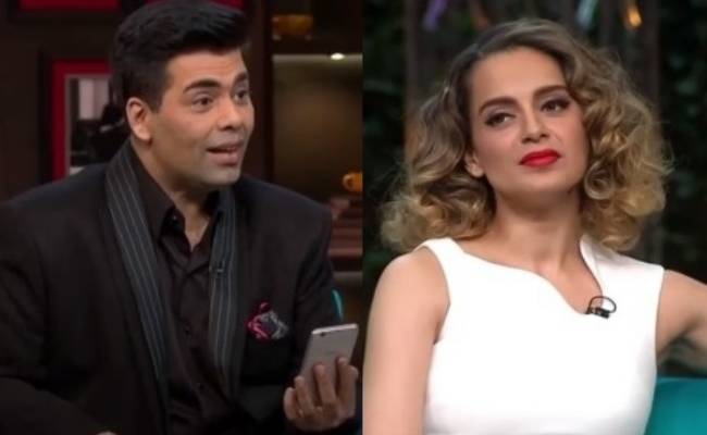 Kangana Ranaut about Nepotism in Karan Johar’s show