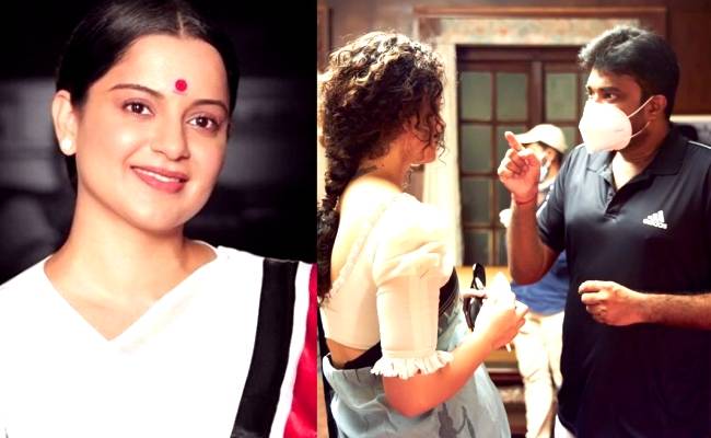 Kangana Ranaut and director Vijay’s Thalaivi resumes shoot, pics go viral