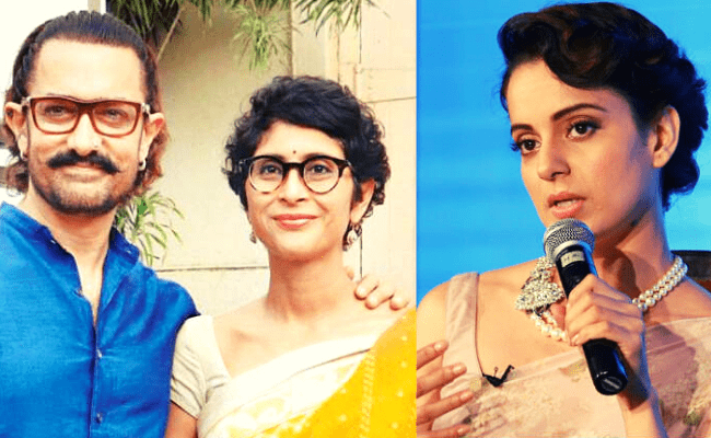 Kangana Ranaut strongly reacts to Aamir Khan and Kiran Rao's divorce; questions this