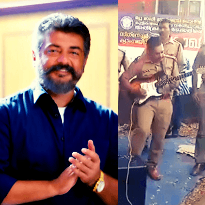 Kannur-based cop's viral performance of Thala Ajith's 'Kannaana Kanne' song from Viswasam