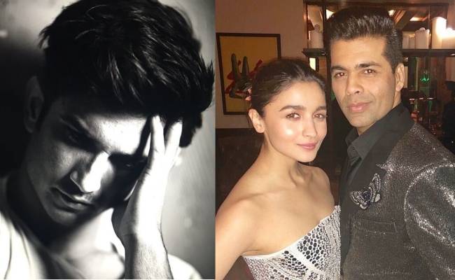 Karan Johar and Alia Bhatt lose followers after Sushant's death and nepotism contoversy