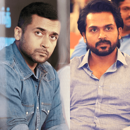 Karthi confirms the director of actor Suriya's next project ft. Suriya 39