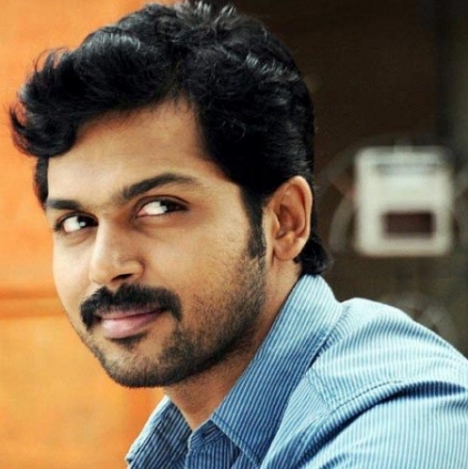 Karthi does a photo shoot for Vinothkumar film