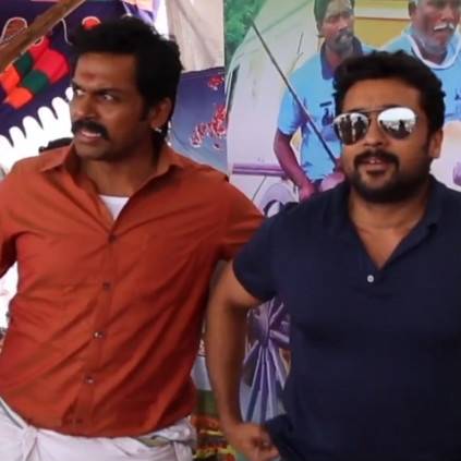 Karthi's Kadaikutty Singam making video