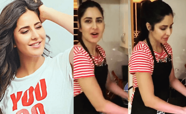 Katrina Kaif does her household during quarantine