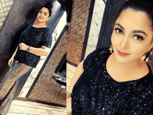 Stunning! "Manda Mela Konda" - Khushbu shares another set of recent & amazing weight-loss pics!