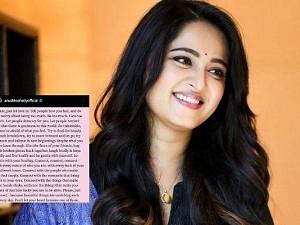 "Kiss the faces of... hug their broken pieces..." - Anushka Shetty's latest post is garnering all the love!