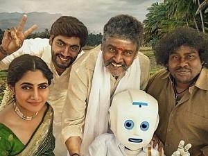TRENDING: Stunning First look poster of Tharshan, Losliya, & KS Ravikumar's humanoid entertainer out now!