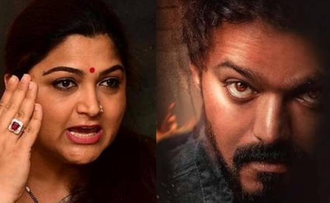 Khushbu Sundar about IT raid at Vijay's place.