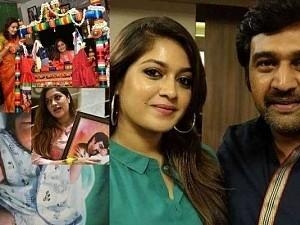 Special pics from late Chiru & actress Meghana Raj's baby boy Sonu's cradle ceremony!