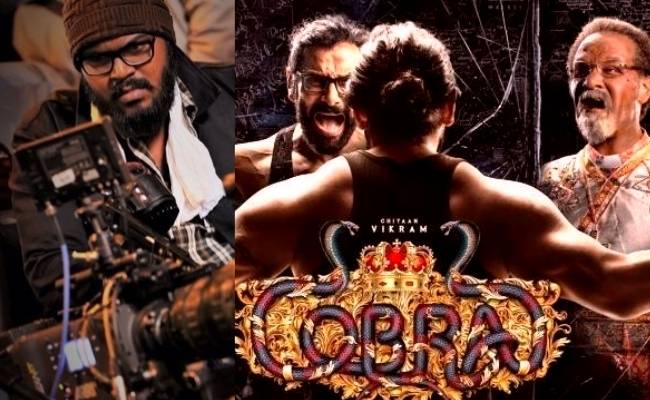 Latest pic from Chiyaan Vikram’s Cobra director Ajay Gnanamuthu is going viral