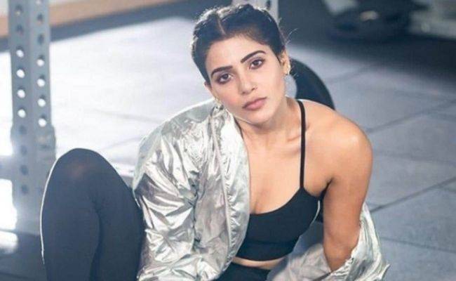 LATEST: Samantha looks dazzling in backless ruffle top! picture goes VIRAL