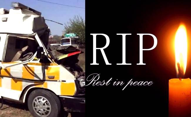 Leading film personality and his father dies in a road accident ft G Kamalakar Reddy