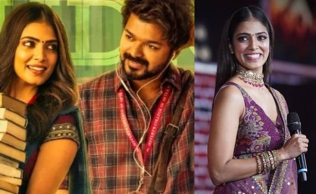 Malavika Mohanan about onscreen chemistry with Vijay in Master