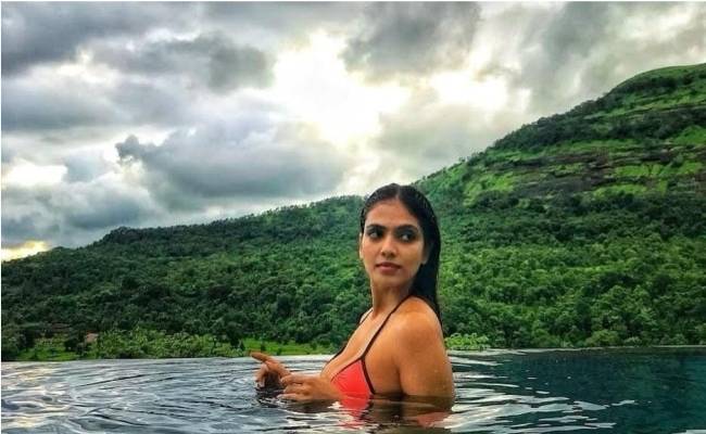 Malavika Mohanan vacationing with friends outside of Mumbai