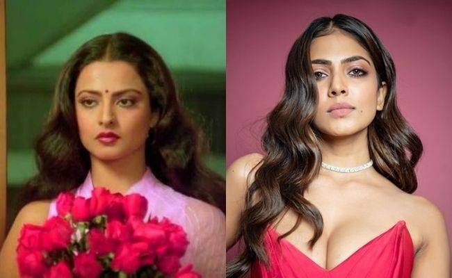 Malavika Mohanan's latest photoshoot as Rekha goes viral on social media