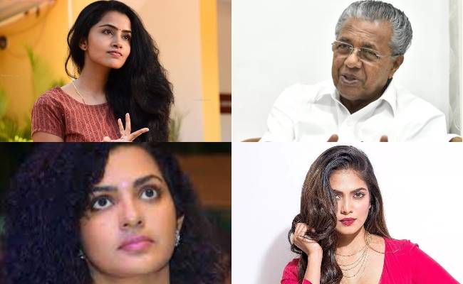 Malayalam actresses slam Kerala Chief Minister Pinarayi Vijayan