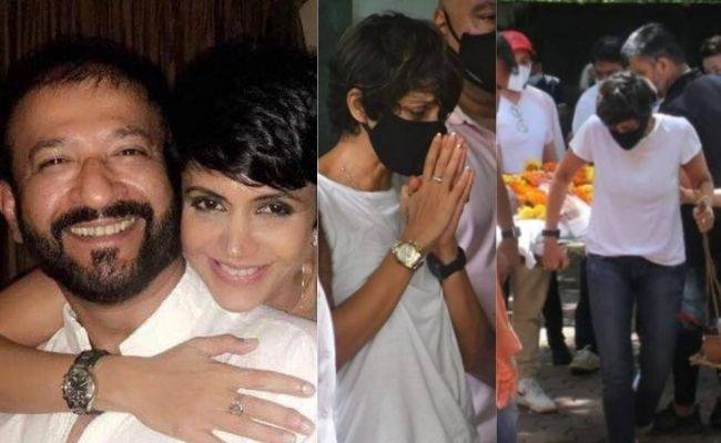 Mandira Bedi smashes gender norms; conducts last rites of her husband - Heartbreaking VIDEO