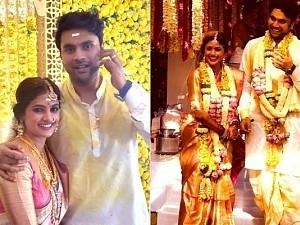 Vanjagar Ulagam director Manoj Beeda gets hitched to actress Shalini Vadnikatti; View complete album here
