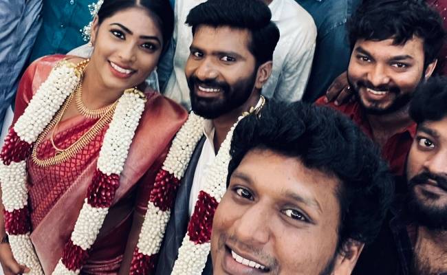 Master celebrity gets married Lokesh and crew attend