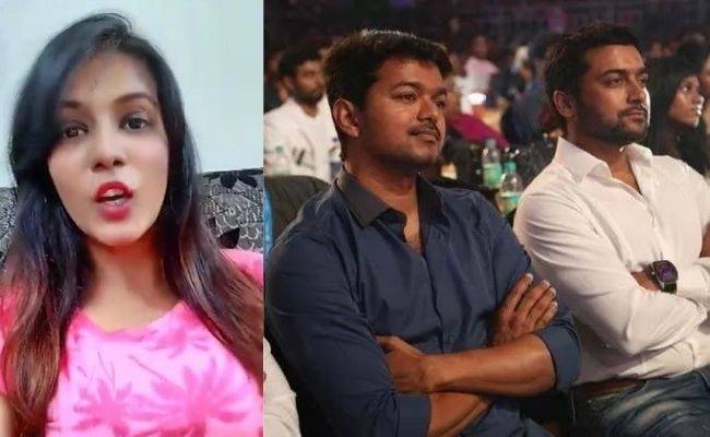 Meera Mitun about Vijay and Suriya - stars, celebrities angry response