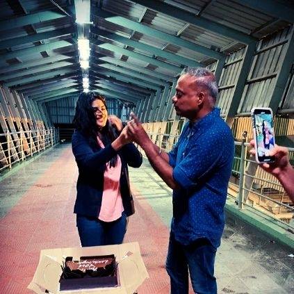 Megha Akash posts emotional note for gautham vasudev menon birthday