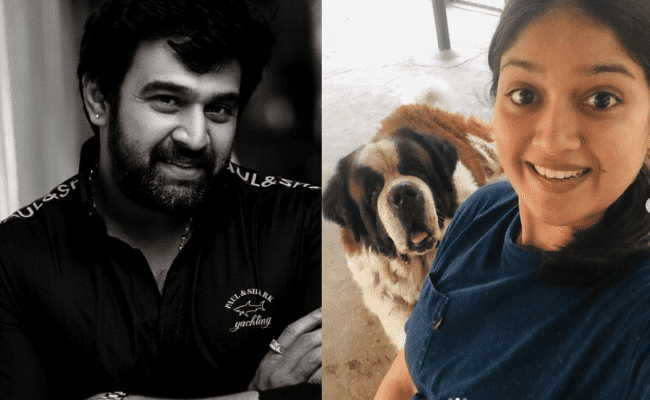 Meghana Raj and Jr Chiru loses their pet dog Bruno; shares a heart breaking post