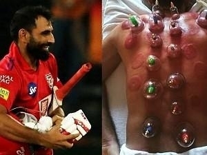 Mohammad Shami posts pic of his "relaxation" session; Netizens find it both fascinating and scary