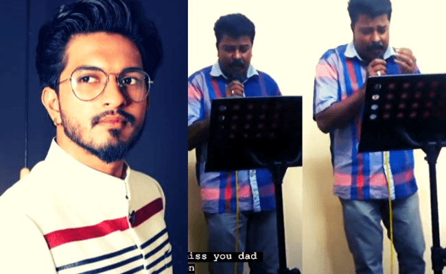 Mugen Rao shares throwback video of his father's singing in his Instagram story