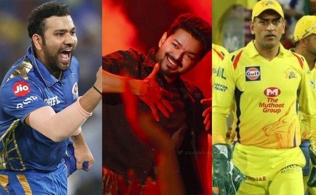 Mumbai Indians Share Vijay Verithanam song edit CSK reply