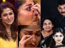It's been 14 years...!: Nayanthara breaks down in the middle of a show talking about her father!